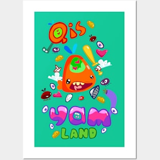 Qis of YAM LAND Posters and Art